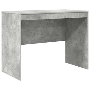 vidaXL Bureau Gris béton 100 x 50 x 76 cm