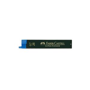 Boîte de 12 mines 0 7 mm Super Polymère 9067 S 0 7 mm 2B FABER-CASTELL