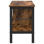 vidaXL Étagère Chêne fumé 82 x 32 x 47 cm Bois d'ingénierie