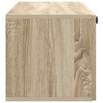 vidaXL Meuble TV mural Chêne Sonoma 98 x 31 x 30 cm Bois d'ingénierie