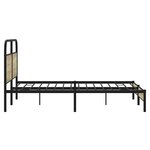 vidaXL Cadre de lit sans matelas 150x200 cm chêne sonoma