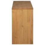 vidaXL Buffet SAUDA chêne 114x43x75 5 cm bois massif de pin