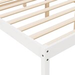 vidaXL Lit pour personne âgée sans matelas 140x200 cm bois pin massif