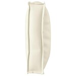 vidaXL Coussin crème pour siège/dossier 120x60x12 cm en tissu Oxford