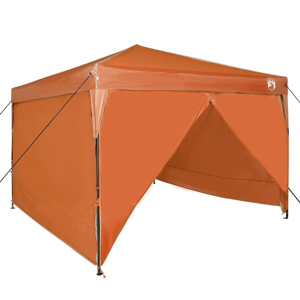 vidaXL Tente à abri 290 x 290 x 251 cm Orange Tissu