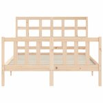 vidaXL Cadre de lit sans matelas 120x200 cm bois de pin massif