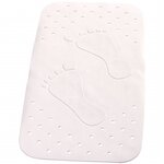 RIDDER Tapis de bain antidérapant Plattfuß 72 x 38 cm Blanc 67081