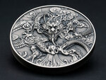 DRAGON ART 2024 5 Once Argent Monnaie 10 Dollars Niue 2024