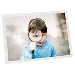 vidaXL Collage de cadres photo 3 Pièces de table Blanc 18x24 cm MDF