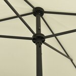 vidaXL Parasol de plage jaune sable 200x125 cm
