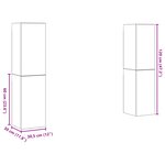 vidaXL Ensemble meuble TV 4 Pièces chêne artisanal 30.5 x 30 x 60 cm