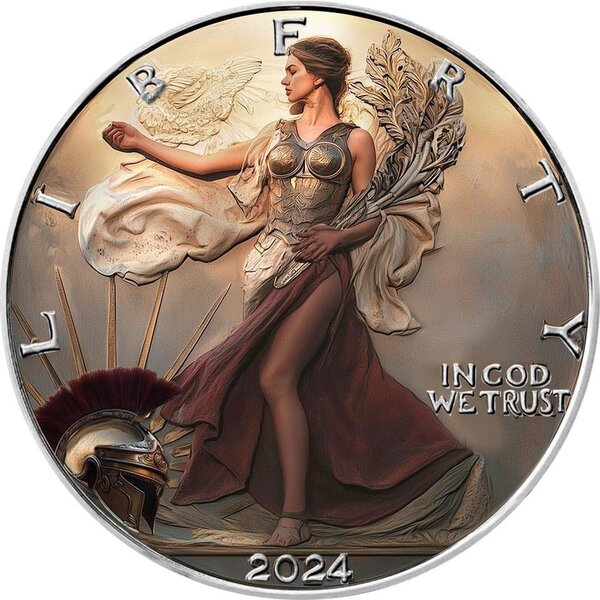 Pièce de monnaie en Argent 1 Dollar g 31.1 (1 oz) Millésime 2024 Imperial Women ROME