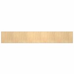 vidaXL Tapis rectangulaire naturel clair 80x500 cm bambou