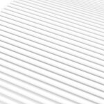 vidaXL Matelas en mousse blanc 120x220 cm dureté H2 H3