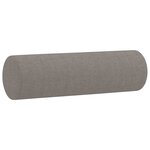 vidaXL Ensemble de canapés 3 Pièces avec coussins taupe tissu