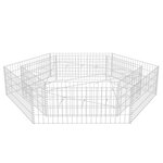 vidaXL Lit surélevé à gabion hexagonale 200x173x40 cm