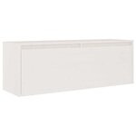 vidaXL Meubles TV 6 Pièces Blanc Bois massif de pin