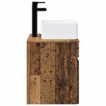 vidaXL Meuble de lavabo mural Bois ancien 49 x 41 x 63 cm
