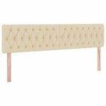 vidaXL Lit de Rangement Crème 200 x 200 cm Cuir synthétique