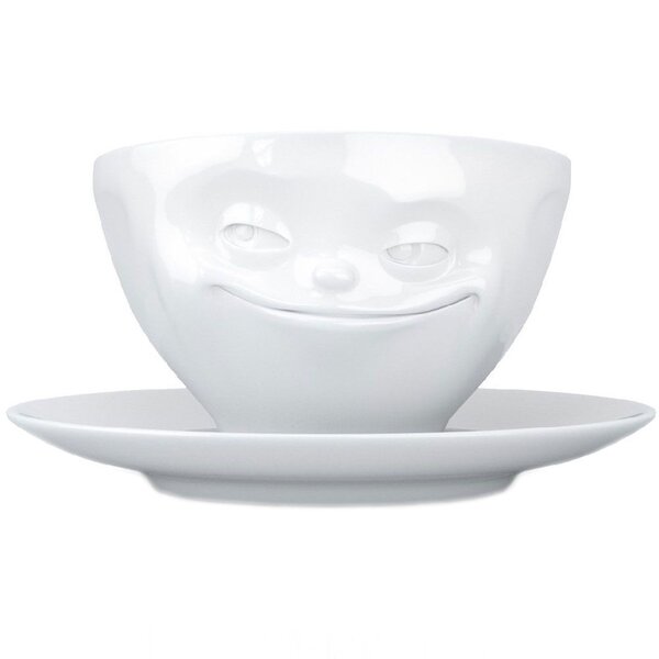 Tasse et sous tasse humeur tassen en porcelaine 200 ml