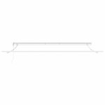 vidaXL Auvent Blanc 4 × 3 5 m Métal