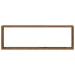 vidaXL Étagère murale avec étagère 4 Pièces Bois ancien 80 x 15 x 26 cm