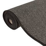 vidaXL Tapis de couloir aspect sisal anthracite 50x250 cm