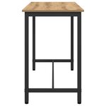 vidaXL table Chêne artisanal 100 x 50 x 76 5 cm