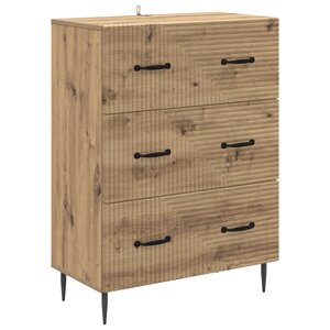 vidaXL Armoire à tiroirs 66 x 34 5 x 89 5 cm Bois d'ingénierie