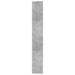 vidaXL Bibliothèque/Séparateur de pièce Gris béton Bois d'ingénierie