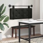 vidaXL Tête de lit suspendue Noir Simili cuir