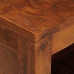 vidaXL Meuble TV Marron 110 x 30 x 40 cm bois de manguier massif