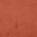 vidaXL Chaise longue avec coussin rouge orange tissu en velours côtelé
