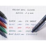 Stylo roller frixion ball clicker 10 pointe large rouge pilot