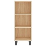 vidaXL Buffet haut Chêne sonoma 34 5x34x180 cm Bois d'ingénierie
