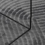 vidaXL Tapis IZA poils courts style scandinave anthracite 140x200 cm