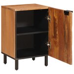 vidaXL Armoire de salle de bain avec étagère Marron 38 x 33 x 58 cm