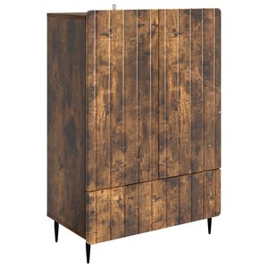 vidaXL Buffet Chêne fumé 66 x 34 5 x 97 cm Bois d'ingénierie