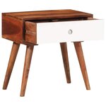 vidaXL Table d'appoint 45x30x45 cm bois massif d'acacia