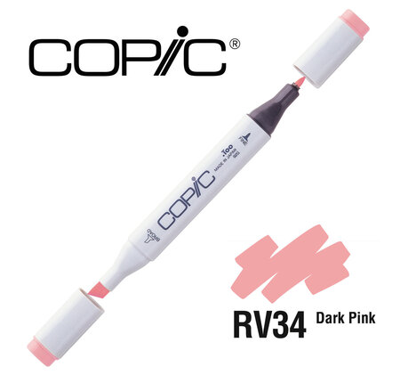 Marqueur à l'alcool Copic Marker RV34 Dark Pink