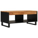 vidaXL Table basse 90x50x40 cm bois d'acacia massif