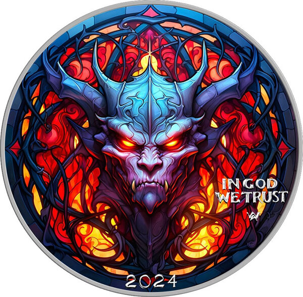 LE SAINT PÈRE AMÉRICAIN Pope Leone XIV 1 Once Argent Monnaie 1 Dollars USA 2025