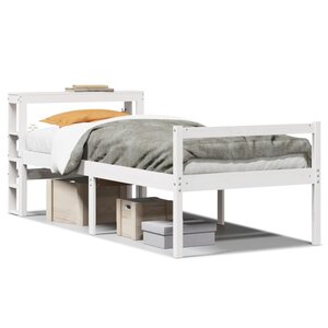 vidaXL Lit pour personne âgée avec tête de lit sans matelas 90x190 cm