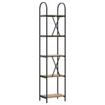 vidaXL Étagère chêne artisanal 40 x 30 x 183 cm Bois d'ingénierie