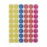 P5F 240 Étiquettes Remises Ass -30/-70  D24mm