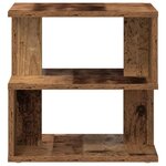 vidaXL Table d'appoint Bois ancien 40 x 40 x 40 cm Bois d'ingénierie