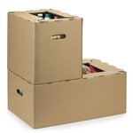 Caisse carton pour livraison des produits de consommation raja 40x30x35 (lot de 15)