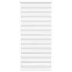 vidaXL Store zèbre blanc 105x200 cm largeur du tissu 100 9cm polyester