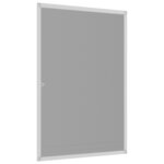 vidaXL Moustiquaire pour fenêtres Blanc 80x120 cm