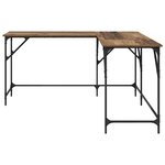 vidaXL Bureau Bois Ancien 149 x 149 x 75 cm Bois d'ingénierie